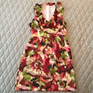 Ann Taylor LOFT Floral Print Sleeveless Dress